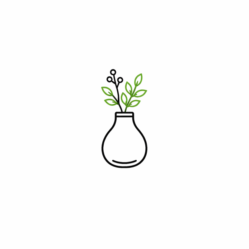 Vase / candle icon